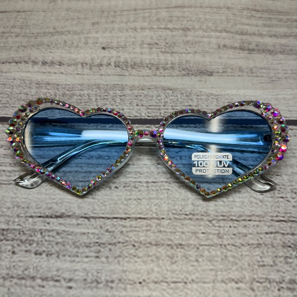 Heart Shape Bling Sunglasses (8226512) main image 5